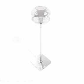 Floor Lamp Glass Shade Design 3d model