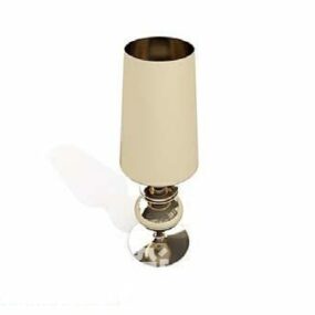 Table Lamp Cylinder Shade Design 3d model