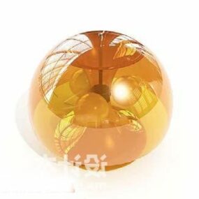 Glass Sphere Table Lamp 3d model