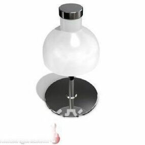 Modernism Table Lamp White Shade 3d model