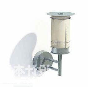 Helder acryl modernisme tafellamp 3D-model