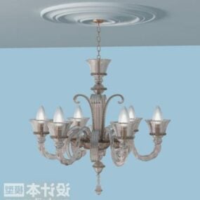 Classic Style Ceiling Lamp Fixture 3d model