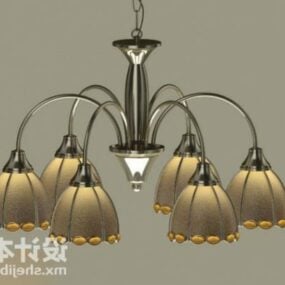 Hotel Chandelier Classic Style 3d-modell