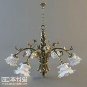 Beauty Classic Chandelier Lamp Fixture 3d model