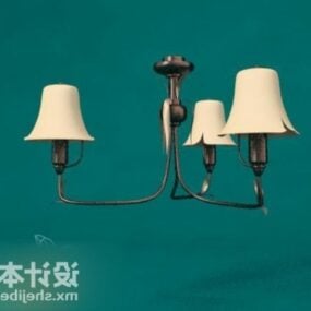 Yleinen Hotel Ceiling Lamp Fixture 3D-malli