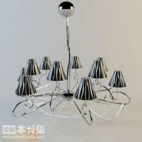 Antieke draad hanglamp armatuur 3D-model