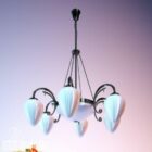 Elegant Stylized Ceiling Lamp Fixture