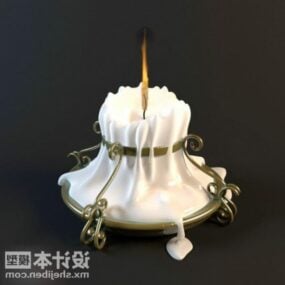 Cloth Shade Lamp 3d model