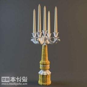 Party Candles Lamp Decoration 3d model