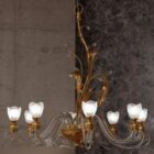 Candles Lamp Floral Shaped