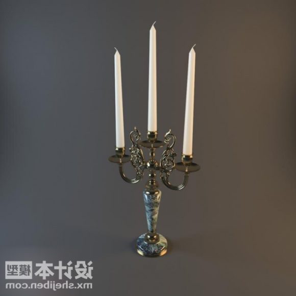 Wrought Iron Candles Lamp