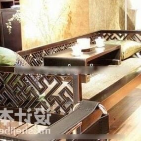 Japanese Tea Table Sofa 3d model