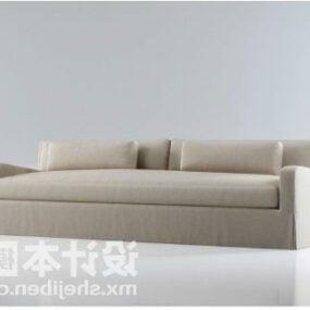 Model 3d Upholsteri Sofa Beige Moden