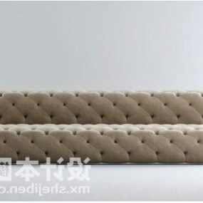 Upholstery Sofa Dotted Pattern 3d model