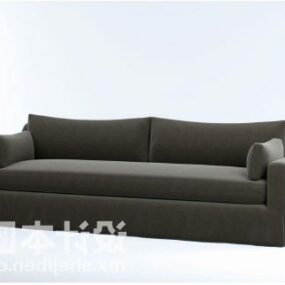 Two Seaters Modern Sofa 3d model