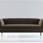 Współczesna sofa w kolorze szarym