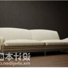 Tapicería de sofá beige moderno
