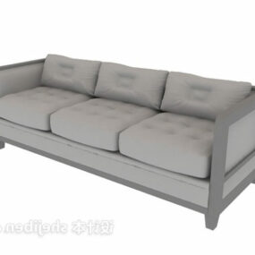 Sofa tre seter 3d-modell