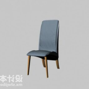 High Back Restaurant Chair 3d model