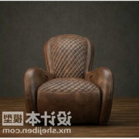 Modernism Armchair Wood Frame 3d model