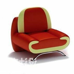 Upholstery Armchair Smooth Edges 3d model