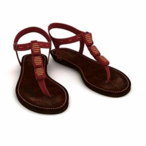 Street Sandals 3d model