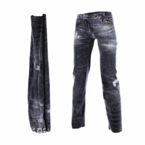 Стилізована 3d модель джинсових штанів