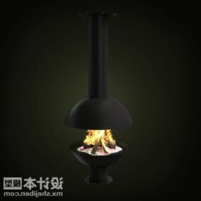 半球暖炉モダンスタイル3Dモデル