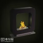 Fireplace 3d model .