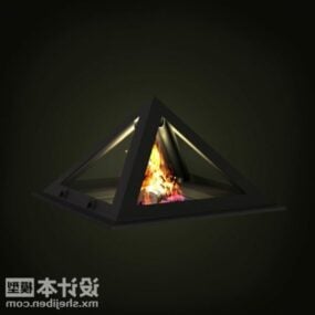 Outdoor Fireplace 3d model