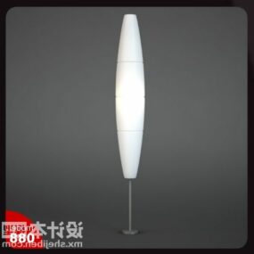 3D model venkovní lampy s dlouhým stínidlem