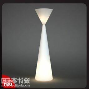 Lámpara de exterior en forma de cono modelo 3d