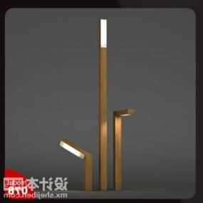 Brass Floor Lamp Pack 3d model