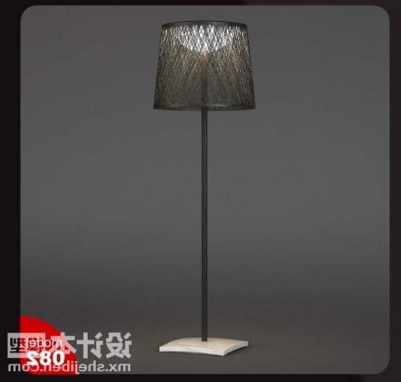 Floor Lamp Transparent Shade