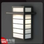 Lámpara de pared para exterior Pantalla rectangular