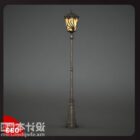 Antique Brass Street Lamp