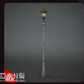 Pouliční lampa z tepaného železa 3D model