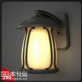 Antike Wandlampe Vintage Shade 3D-Modell