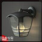 Wall Lamp Iron Frame With Bulb