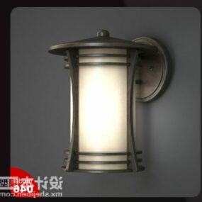 Wall Lamp Iron Cone Shaped 3d model