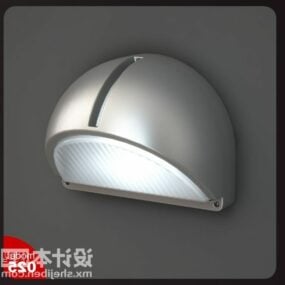 Modern Wall Lamp Sphere Shade 3d model