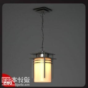 Industrial Style Of Ceiling Lamp 3d model