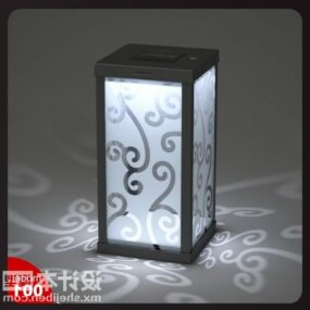Outdoor Lamp Box Shade 3D-malli
