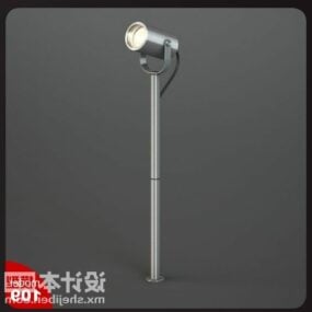 Steel Column Outdoor Lamp 3d model