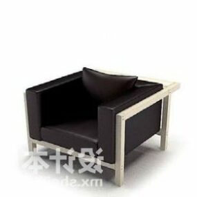 Okrągły fotel Ashely Model 3D