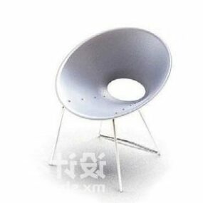 현대 의자 둥근 모양의 3d 모델