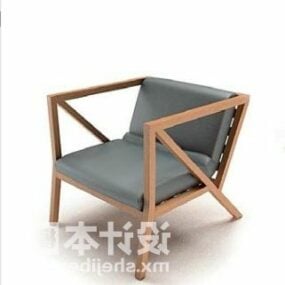 Modern Upholstery Armchair 3d model