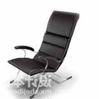 Living Room Recliner Chair Black Leather