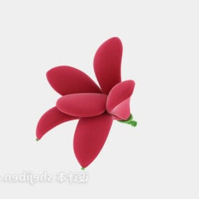 Καναπές Bloom σε σχήμα λουλουδιού 3d μοντέλο