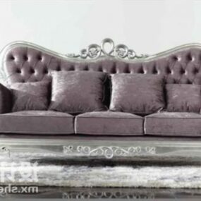 Multi Seaters Sofa Luxury Furniture 3d model